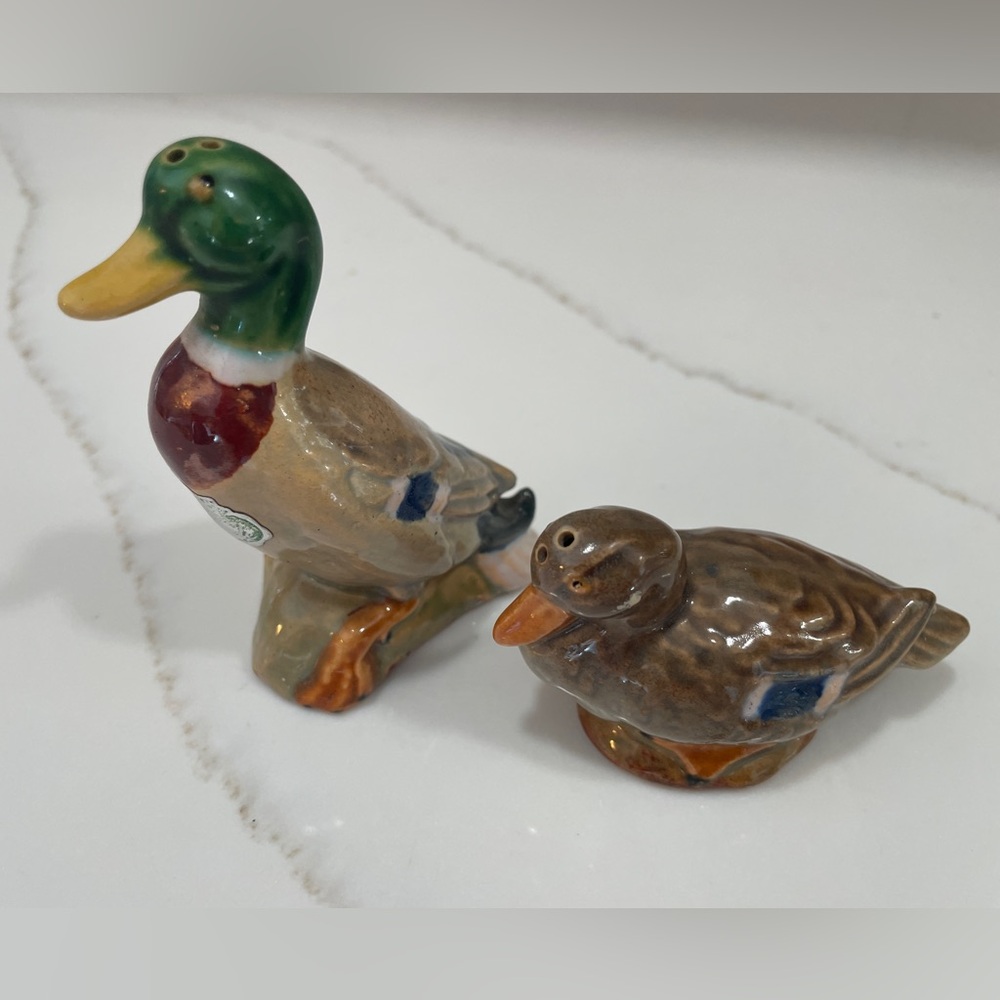 Rosemeade Mallard Duck Salt and Pepper Shakers